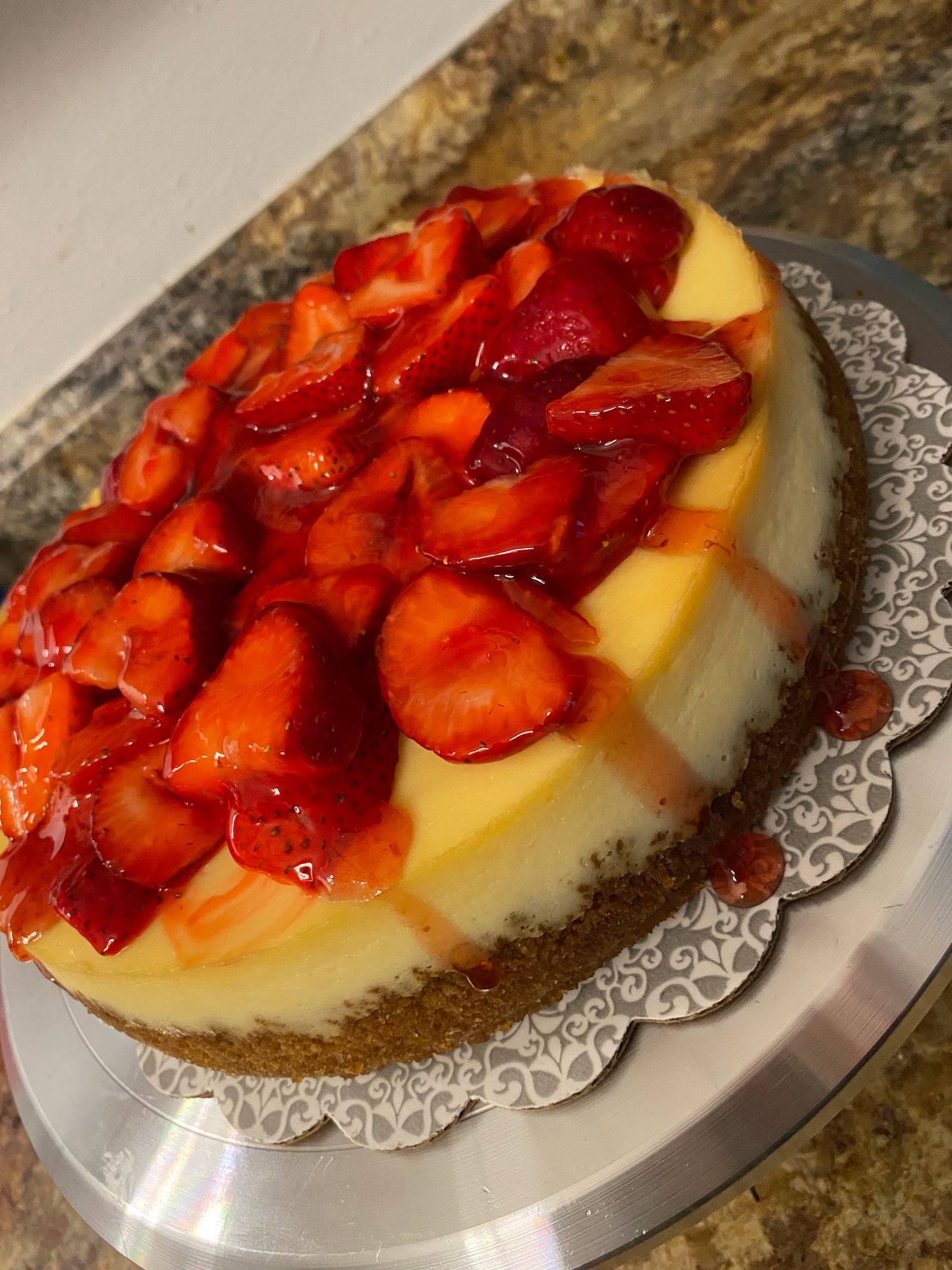 Strawberry Glazed Cheesecake